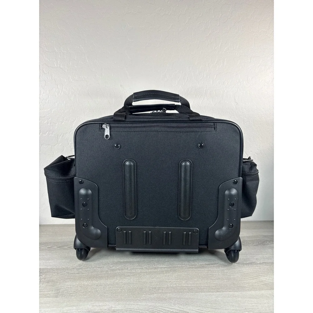 Hopkins Medical Products Rolling Med Bag with EZ-View: Waterproof, Black